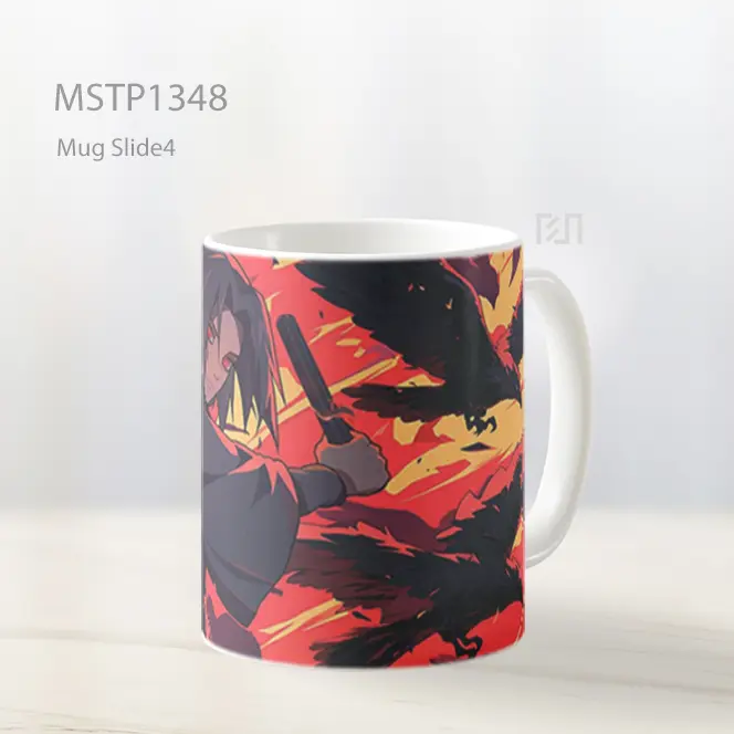 Itachi Uchiha Sharingan Jutsu Burung Gagak Mug MSTP1348