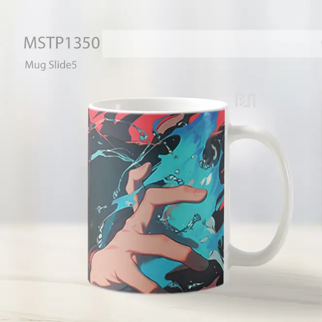 Itadori Jujutsu Kaisen Energi Merah Mug MSTP1350 - All-side / Desain