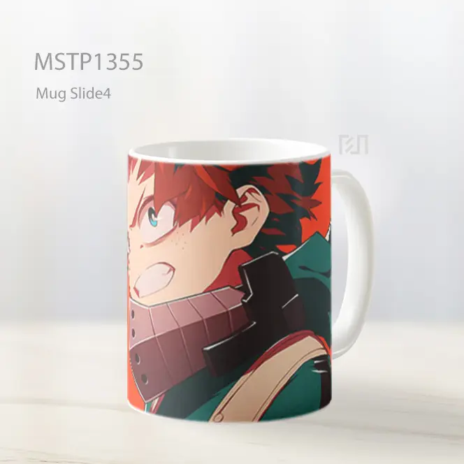 Izuku Midoriya Deku Pandangan Intens Mug MSTP1355