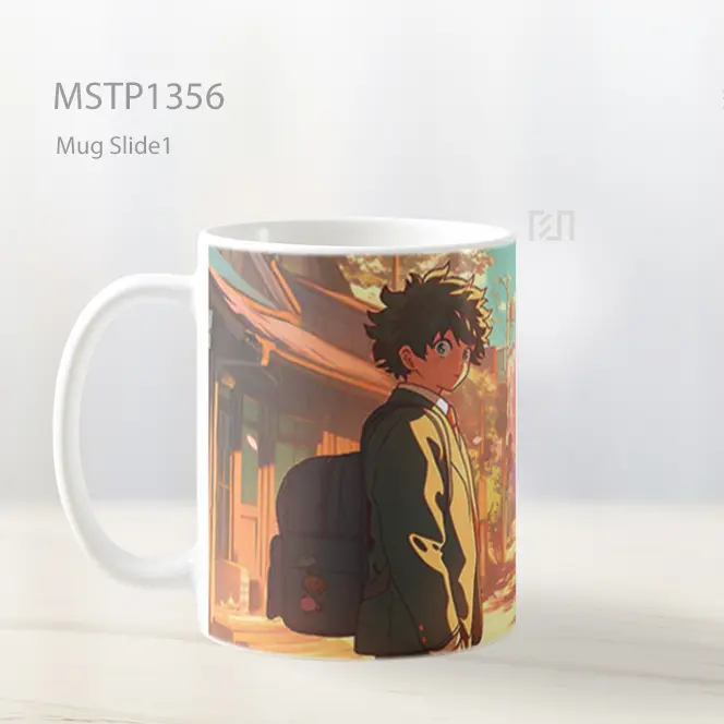 Izuku Midoriya Jalan Musim Sakura Mug MSTP1356 - All-side / Desain