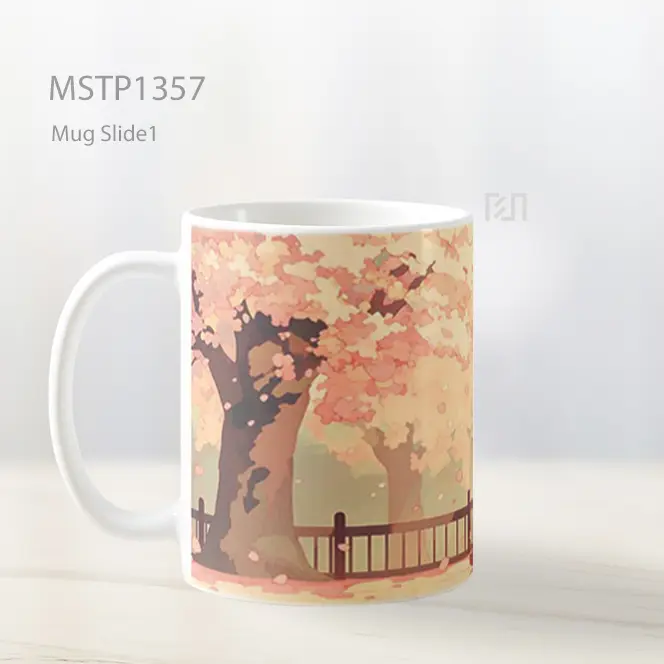 Izuku Midoriya Jalan Sakura Mug MSTP1357 - All-side / Desain