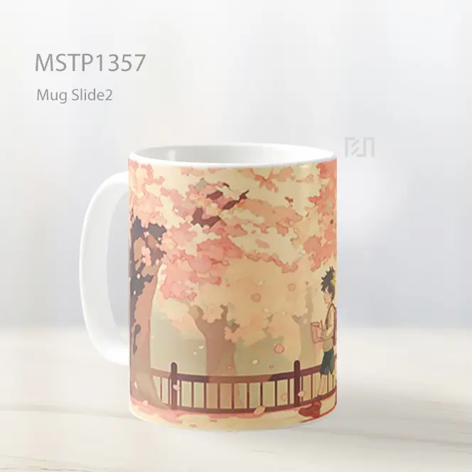 Izuku Midoriya Jalan Sakura Mug MSTP1357 - All-side / Desain