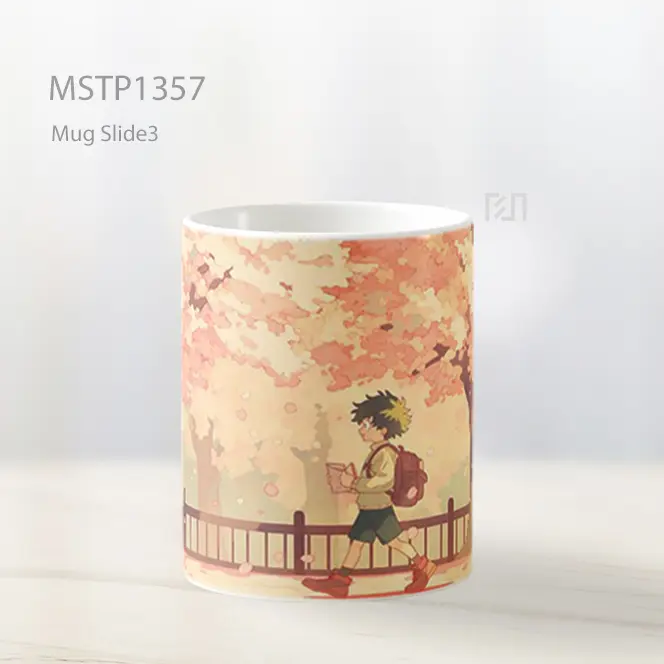Izuku Midoriya Jalan Sakura Mug MSTP1357 - All-side / Desain