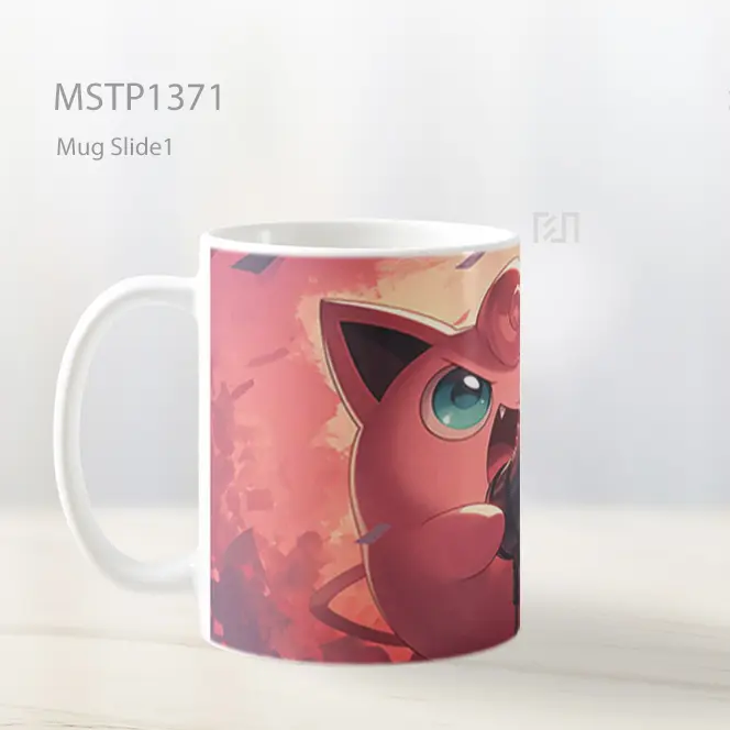 Jigglypuff Pertunjukan Megafon Mug MSTP1371 - All-side / Desain
