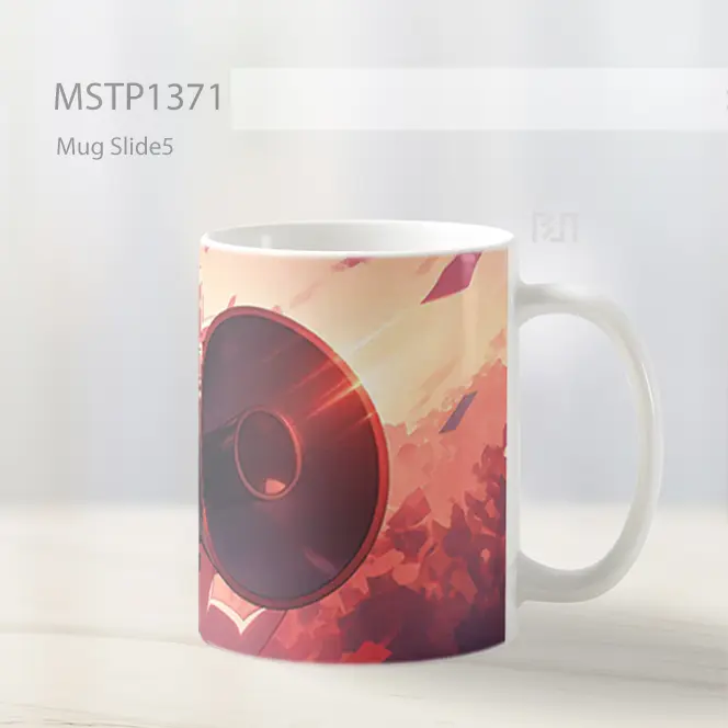 Jigglypuff Pertunjukan Megafon Mug MSTP1371 - All-side / Desain