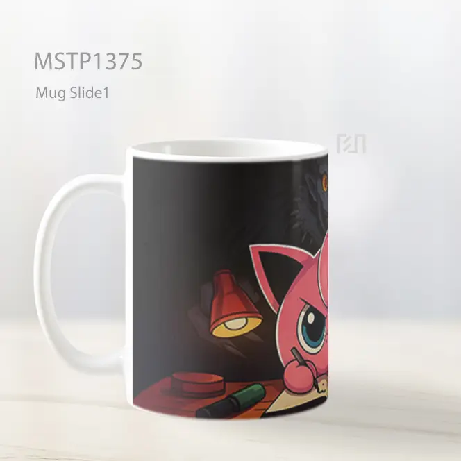 Jigglypuff X Death Note Mug MSTP1375 - All-side / Desain