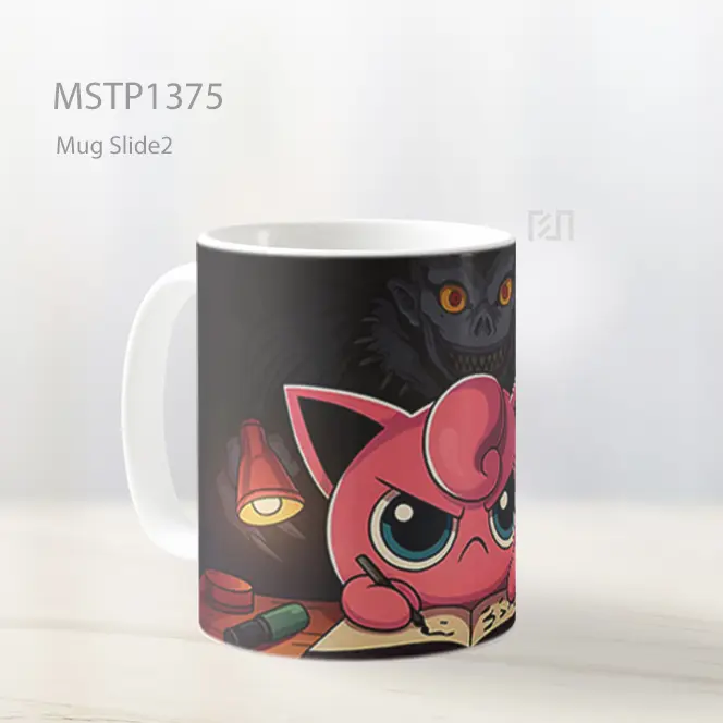 Jigglypuff X Death Note Mug MSTP1375 - All-side / Desain