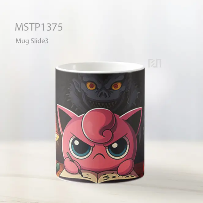 Jigglypuff X Death Note Mug MSTP1375 - All-side / Desain