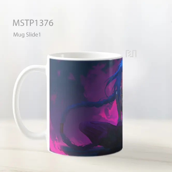 Jinx Arcane Asap Bawah Tanah Mug MSTP1376 - All-side / Desain
