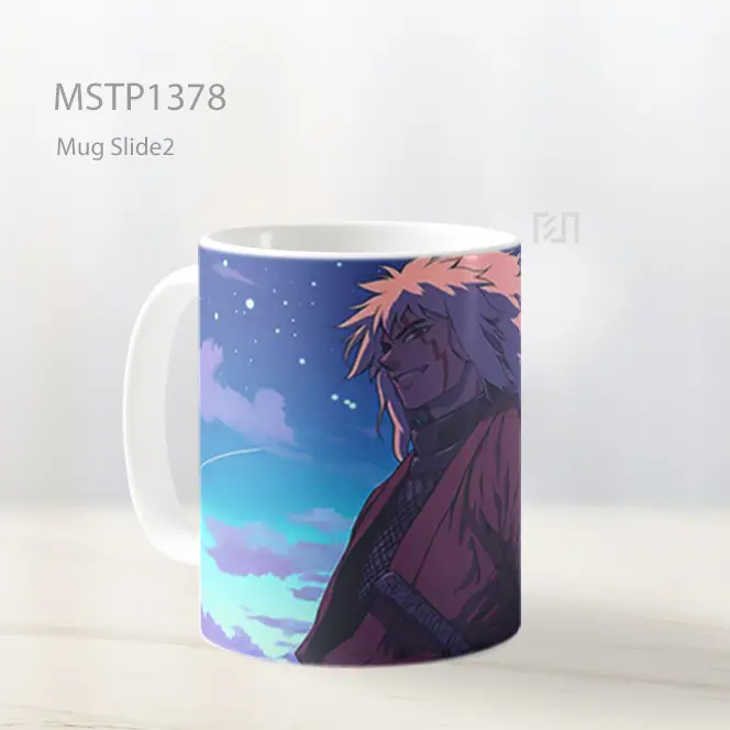Jiraiya Naruto Malam Berbintang Mug MSTP1378 - All-side / Desain