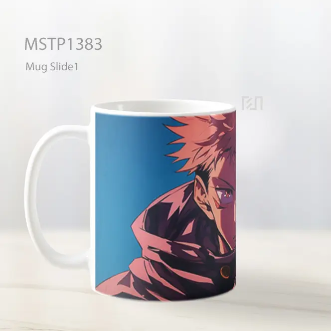 Jjk Yuji Anime Keren Mug MSTP1383 - All-side / Desain