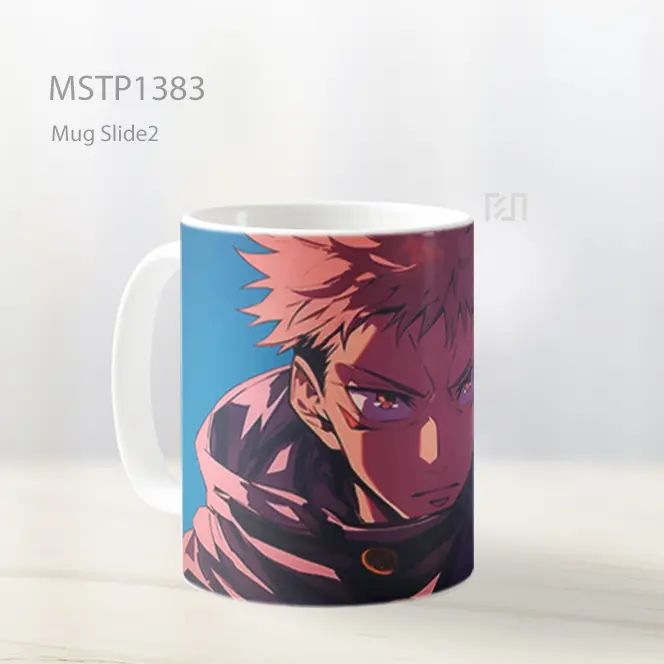 Jjk Yuji Anime Keren Mug MSTP1383 - All-side / Desain