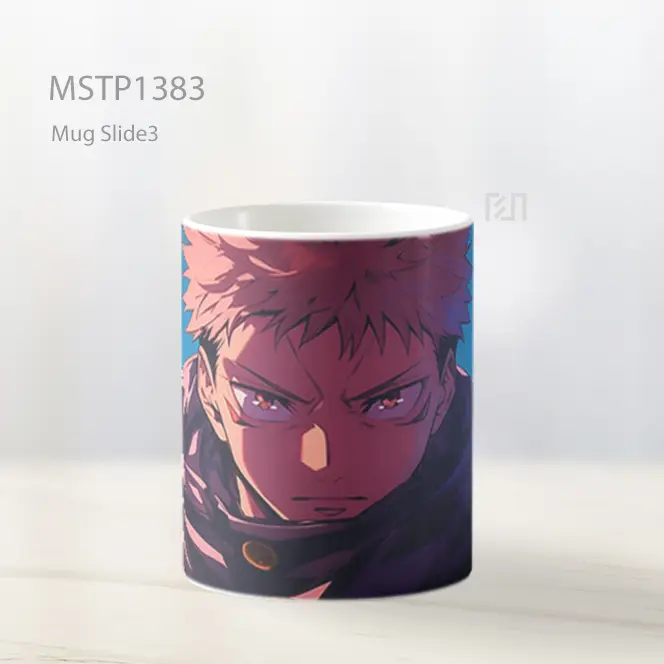 Jjk Yuji Anime Keren Mug MSTP1383 - All-side / Desain