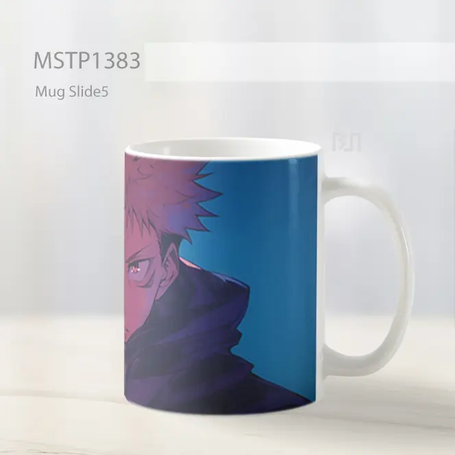 Jjk Yuji Anime Keren Mug MSTP1383 - All-side / Desain