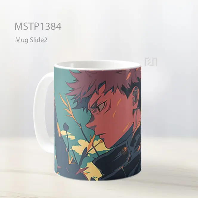 Jjk Yuji Itadori Anime Mug MSTP1384 - All-side / Desain