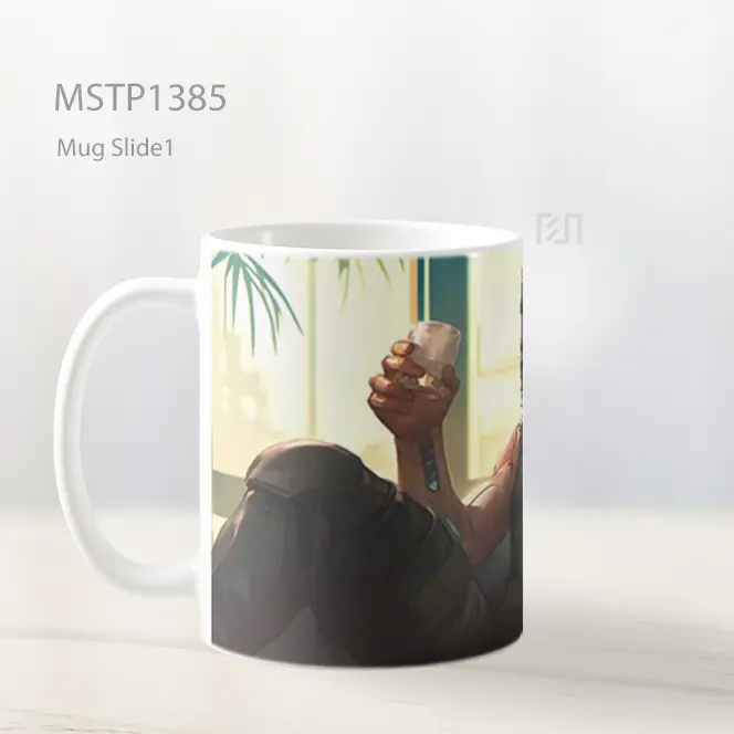 Johnny Silverhand Cyberpunk 2077 Mug MSTP1385 - All-side / Desain