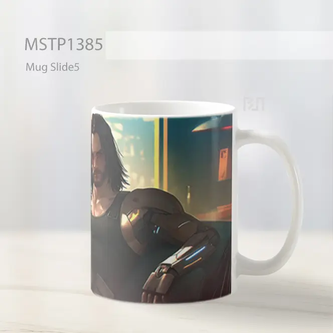 Johnny Silverhand Cyberpunk 2077 Mug MSTP1385 - All-side / Desain