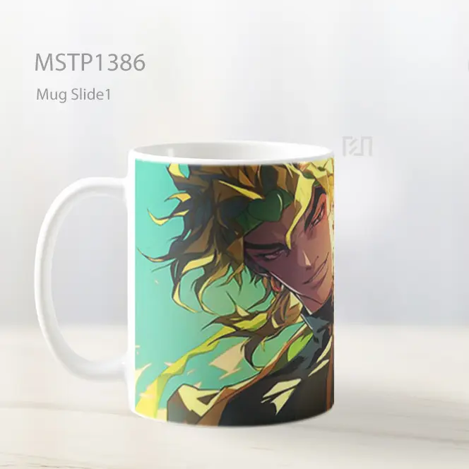Jojo Bizarre Adventure Dio Brando Ambisi Emas Mug MSTP1386 - All-side / Desain