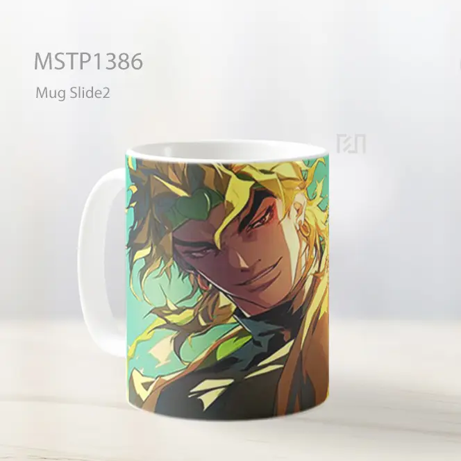 Jojo Bizarre Adventure Dio Brando Ambisi Emas Mug MSTP1386 - All-side / Desain