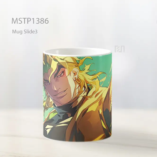 Jojo Bizarre Adventure Dio Brando Ambisi Emas Mug MSTP1386 - All-side / Desain
