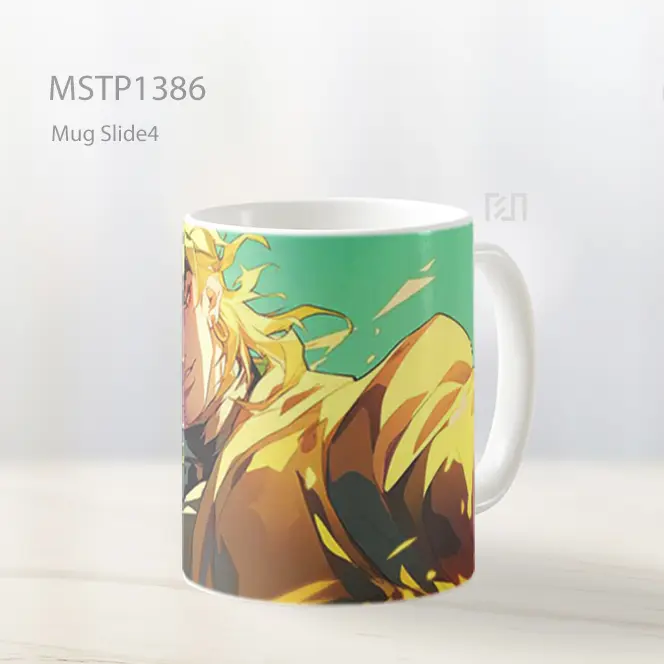 Jojo Bizarre Adventure Dio Brando Ambisi Emas Mug MSTP1386