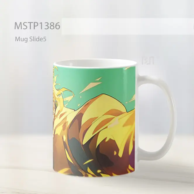 Jojo Bizarre Adventure Dio Brando Ambisi Emas Mug MSTP1386 - All-side / Desain