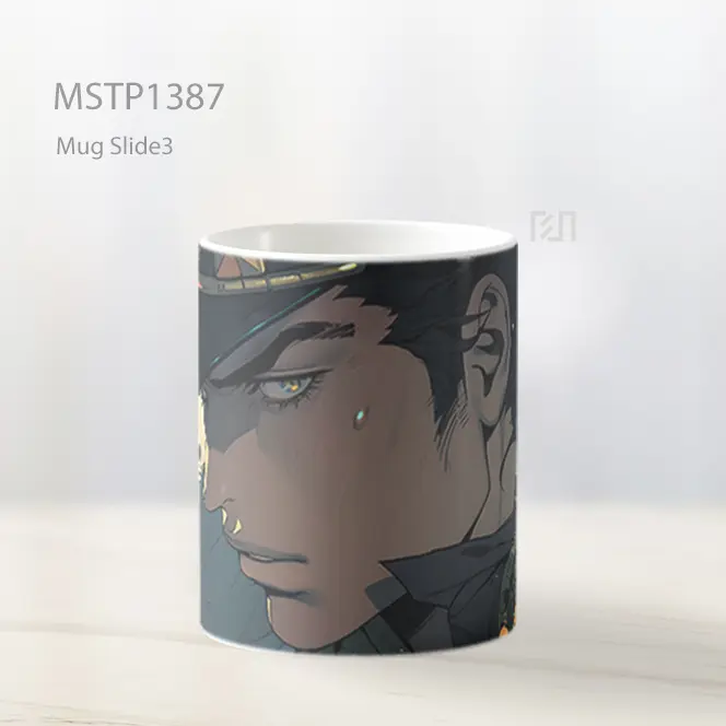 Jojo Bizarre Adventure Jotaro Kujo Di Bawah Hujan Mug MSTP1387 - All-side / Desain