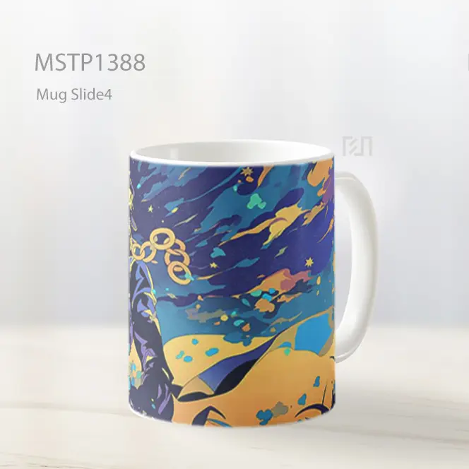 Jojo Bizarre Adventure Jotaro Kujo Star Platinum Kuat Mug MSTP1388