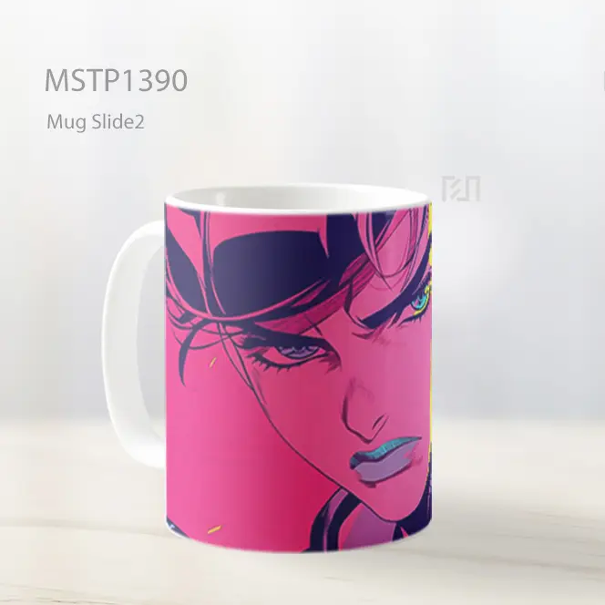 Jojo Jizarre Adventure Portrait Intens Mug MSTP1390 - All-side / Desain