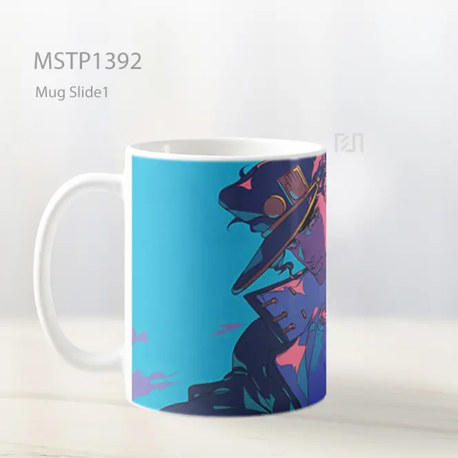 Jojo Jotaro Kujo Star Platinum Mug MSTP1392 - All-side / Desain