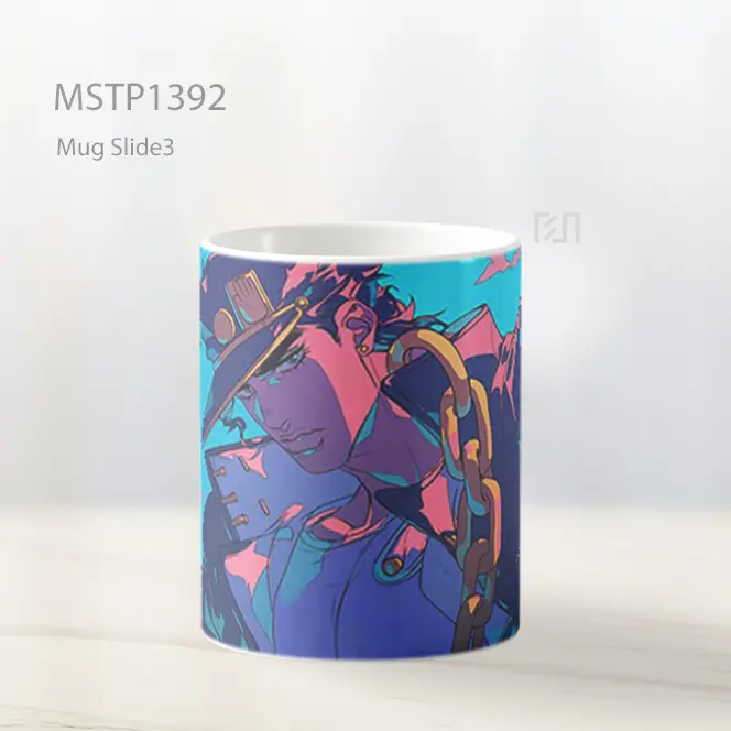 Jojo Jotaro Kujo Star Platinum Mug MSTP1392 - All-side / Desain