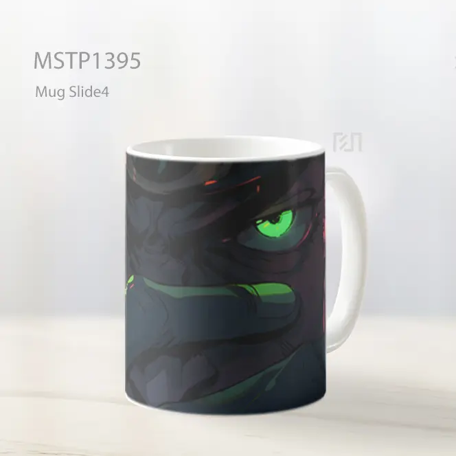 Jojos Bizarre Adventure Jotaro Kujo Mata Hijau Mug MSTP1395