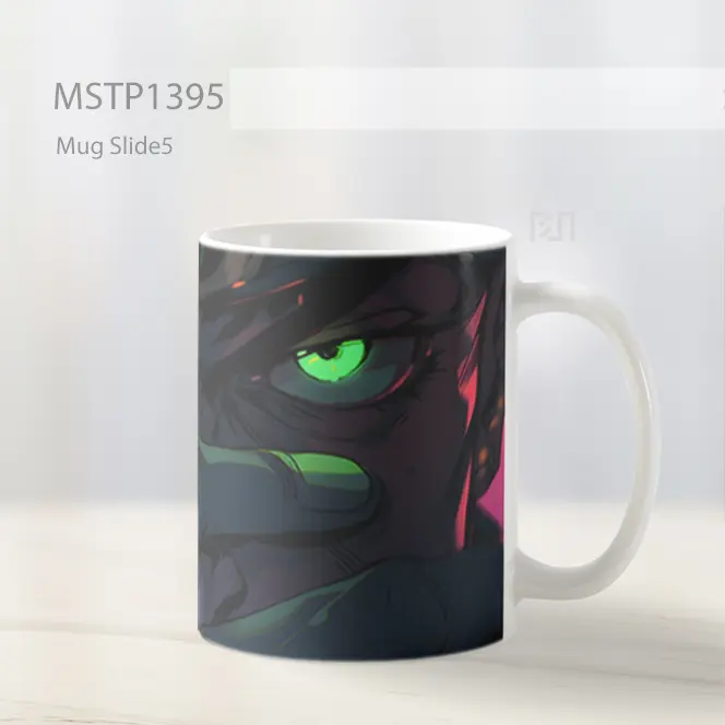 Jojos Bizarre Adventure Jotaro Kujo Mata Hijau Mug MSTP1395 - All-side / Desain