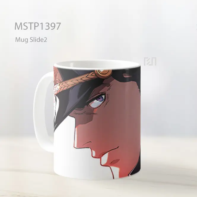 Jojos Bizarre Adventure Jotaro Kujo Putih Mug MSTP1397 - All-side / Desain