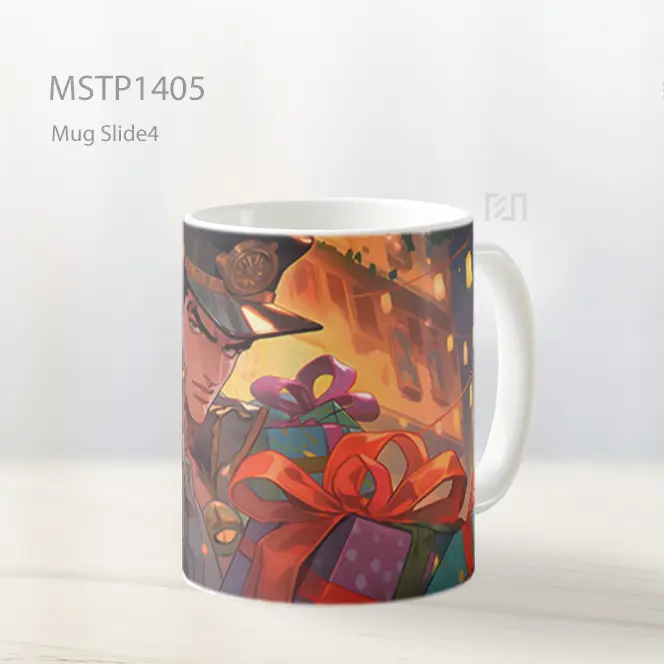 Jotaro Kujo Dengan Hadiah Natal Mug MSTP1405