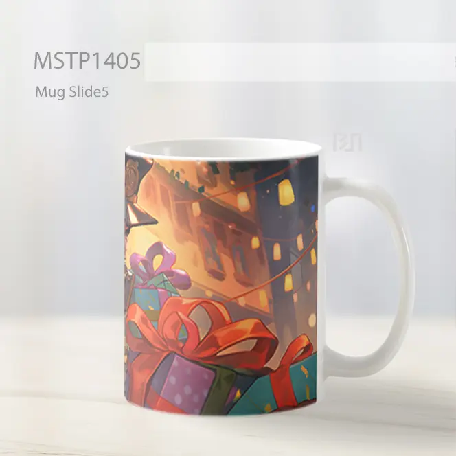 Jotaro Kujo Dengan Hadiah Natal Mug MSTP1405 - All-side / Desain