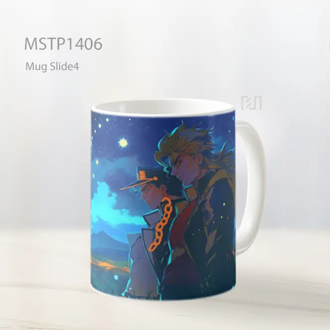 Jotaro Kujo Dio Brando Malam Berbintang Mug MSTP1406