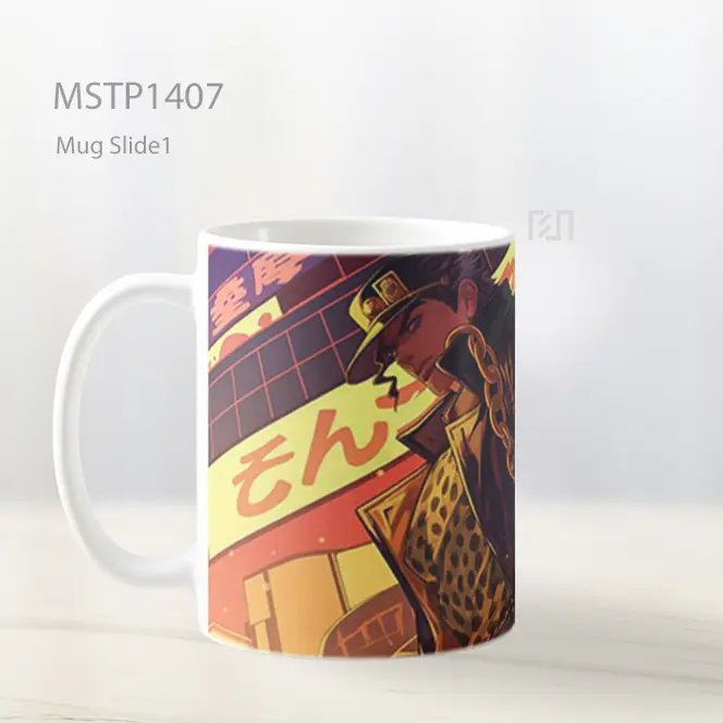 Jotaro Kujo Gaya Urban Mug MSTP1407 - All-side / Desain