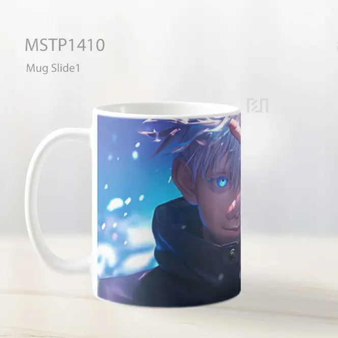 Jujutsu Kaisen Gojo Blue Eyes Snow Mug MSTP1410 - All-side / Desain