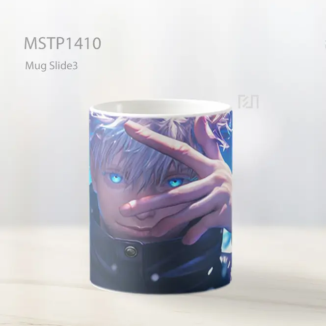 Jujutsu Kaisen Gojo Blue Eyes Snow Mug MSTP1410 - All-side / Desain