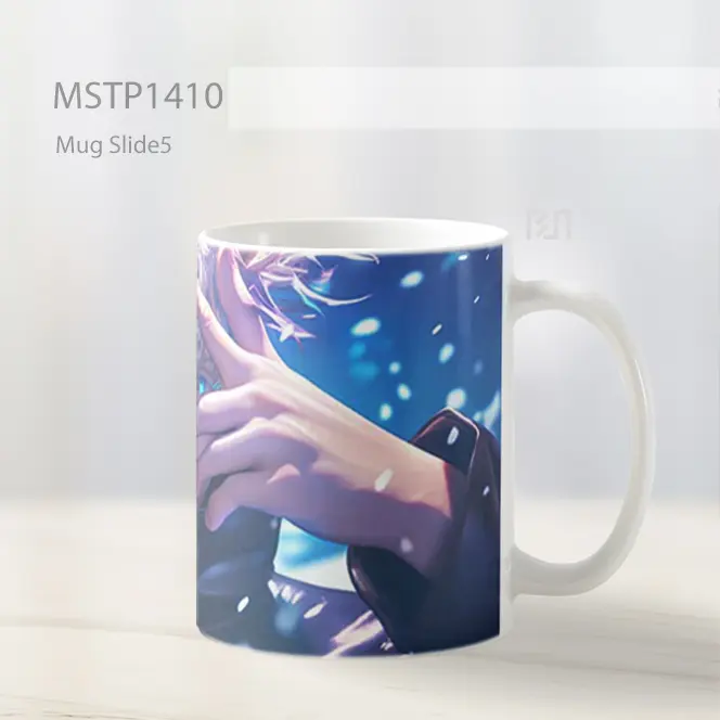 Jujutsu Kaisen Gojo Blue Eyes Snow Mug MSTP1410 - All-side / Desain