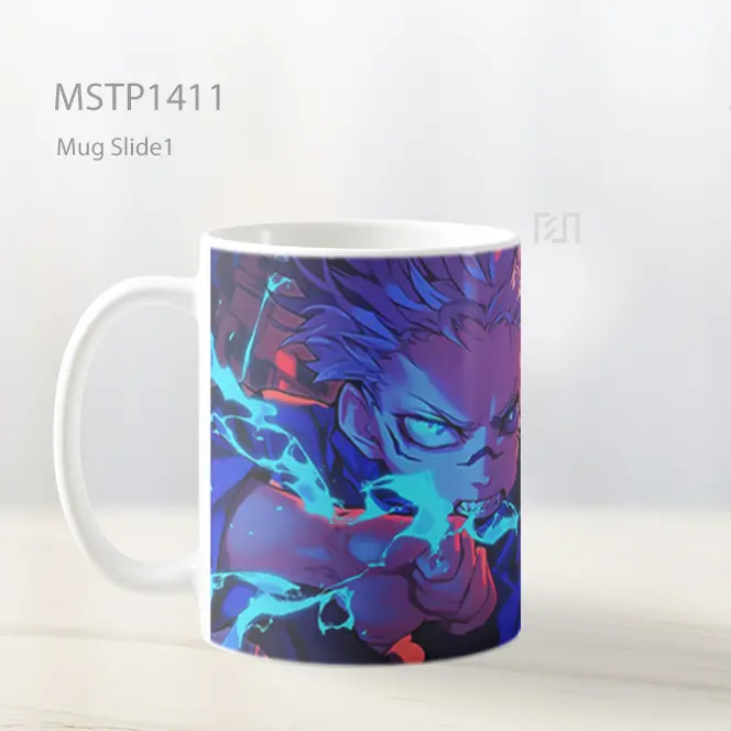 Jujutsu Kaisen Gojo Energi Biru Mug MSTP1411 - All-side / Desain