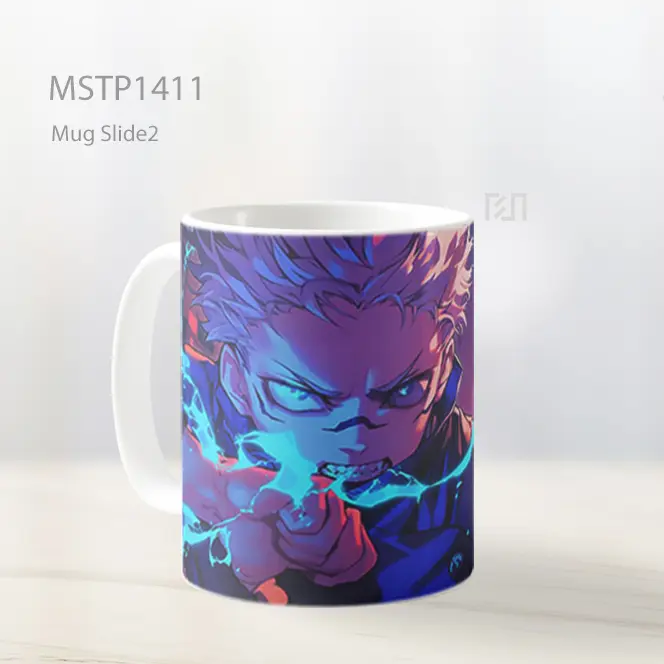 Jujutsu Kaisen Gojo Energi Biru Mug MSTP1411 - All-side / Desain