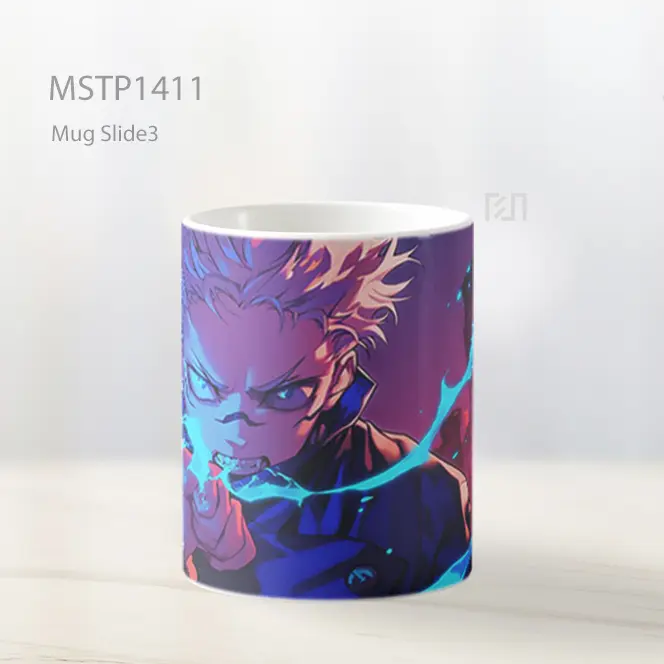 Jujutsu Kaisen Gojo Energi Biru Mug MSTP1411 - All-side / Desain