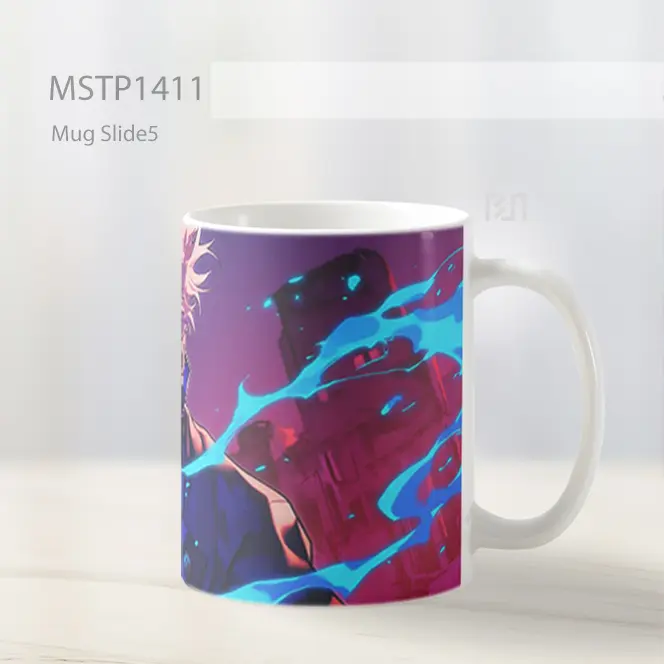 Jujutsu Kaisen Gojo Energi Biru Mug MSTP1411 - All-side / Desain