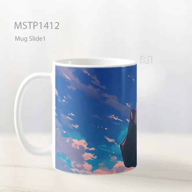 Jujutsu Kaisen Gojo Estetik Langit Mug MSTP1412 - All-side / Desain