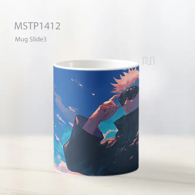Jujutsu Kaisen Gojo Estetik Langit Mug MSTP1412 - All-side / Desain