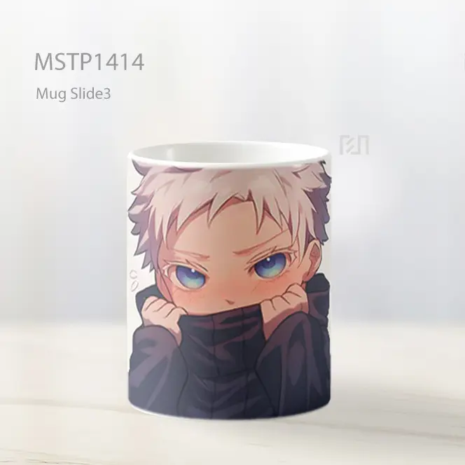Jujutsu Kaisen Gojo Satoru Chibi Lucu Mug MSTP1414 - All-side / Desain