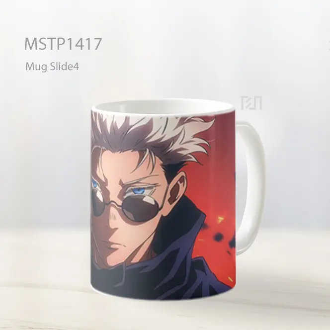 Jujutsu Kaisen Gojo Satoru Latar Merah Mug MSTP1417