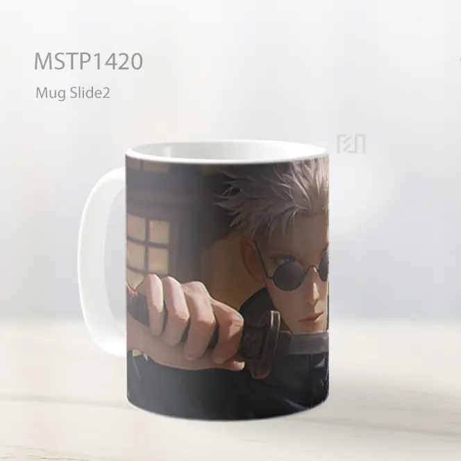 Jujutsu Kaisen Gojo Satoru Mysterious Aura Mug MSTP1420 - All-side / Desain